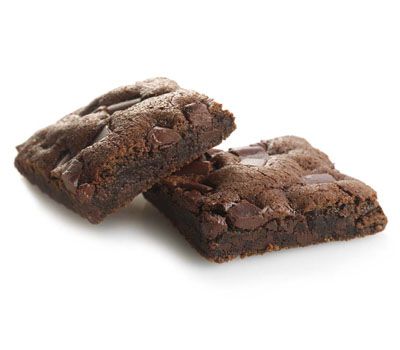Sweet Sam’s Chocolate Chunk Brownie from New York Prime Beef, a classic rich brownie loaded with semi-sweet chocolate chunks